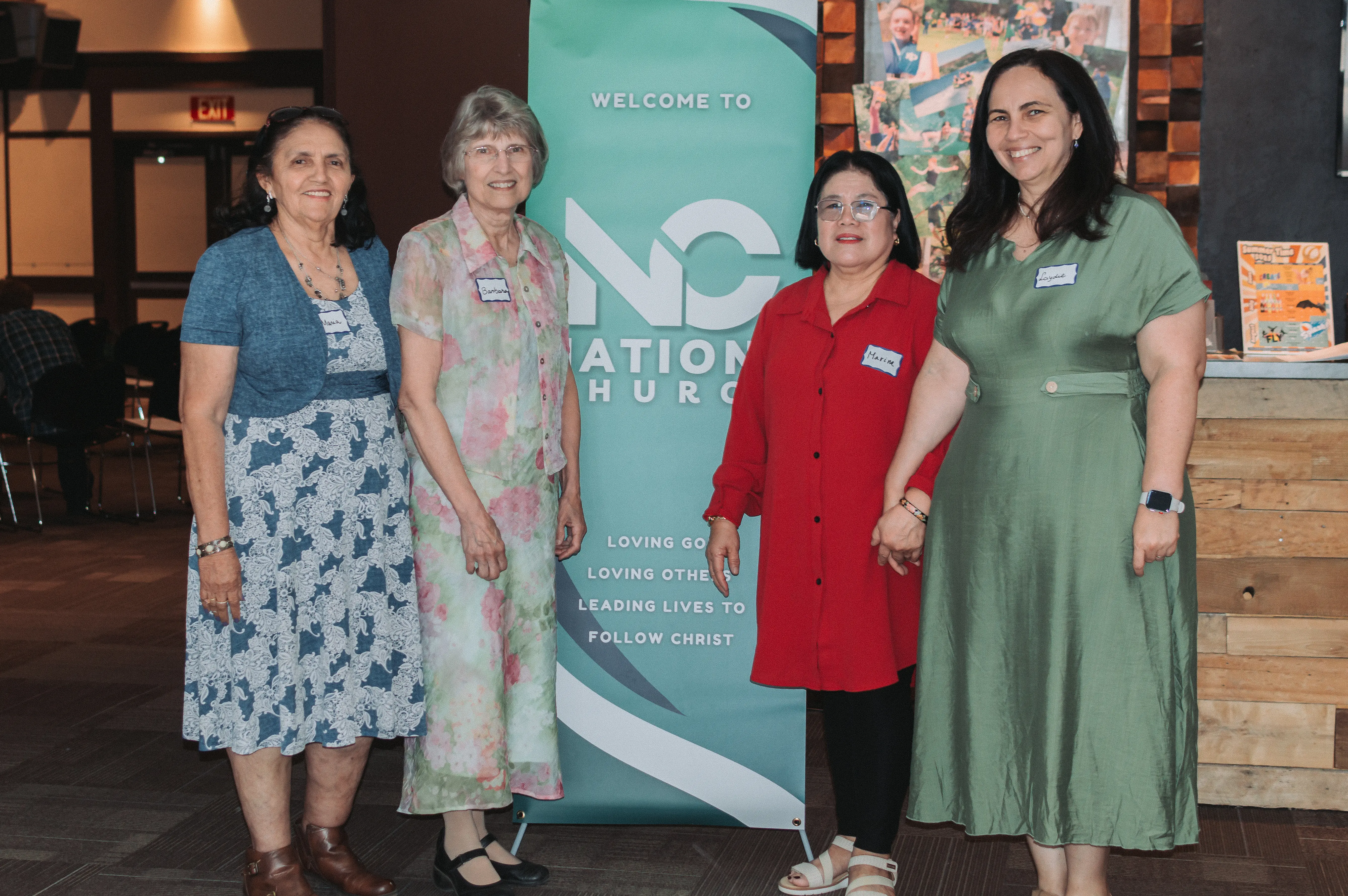 People discussing church vision in membership class